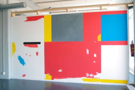 Peter Geerts - Abstract Wall Painting III - 2017 #DESTIJL100YEARS
acrylic wall paint on a wall 250 x 450 cm